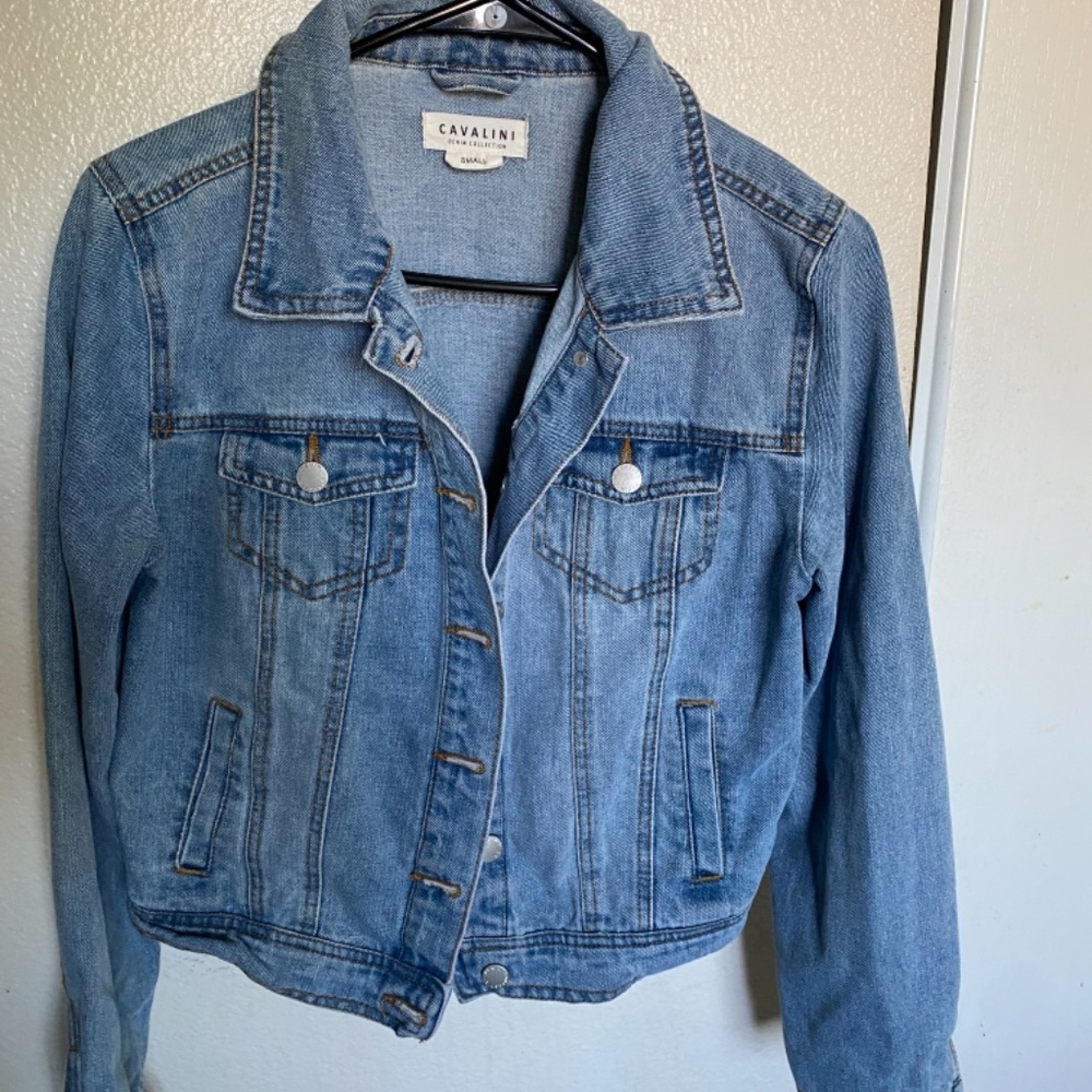 Cavalini denim collection jean jacket